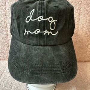 Gray 'Dog Mom' Cap
